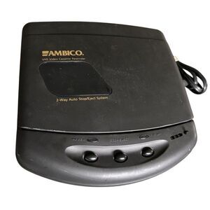 Ambico VHS Video Cassette Rewinder & Fast Forward 2-Way Auto Stop Eject Tested